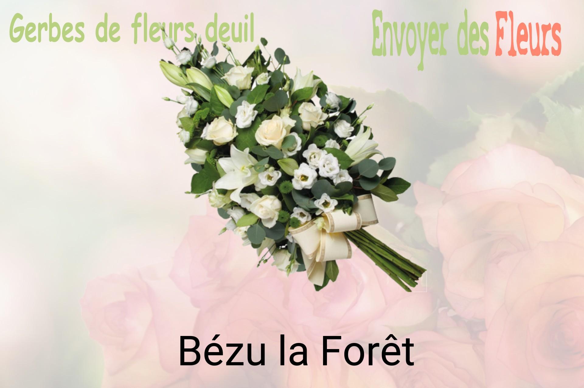 Gerbe de fleurs de deuil livrée à Bézu-la-Forêt